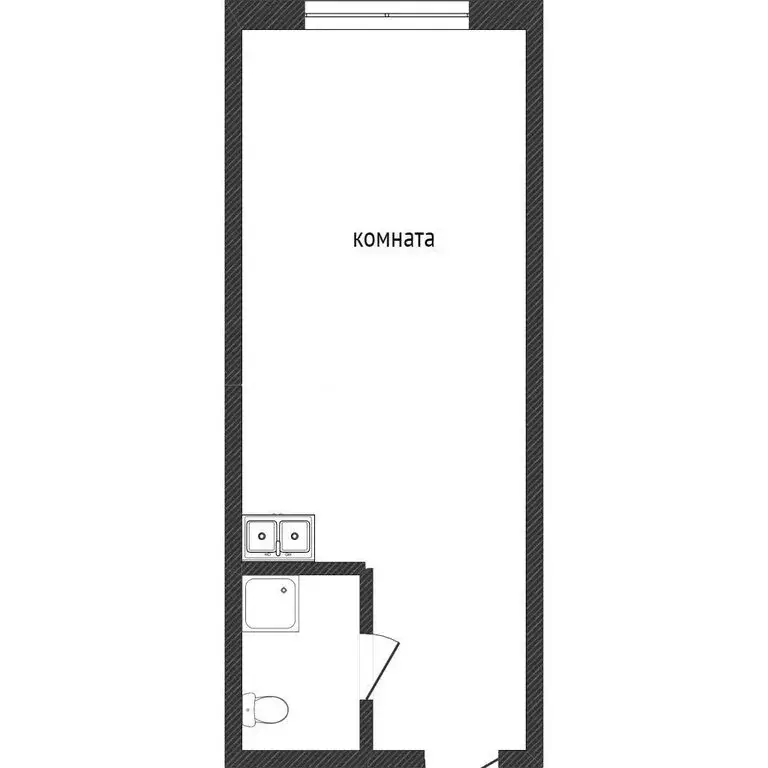 Квартира-студия: Кемерово, улица Мичурина, 61 (22.2 м) - Фото 1