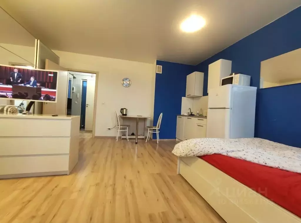 Студия Санкт-Петербург ул. Вадима Шефнера, 14к1 (32.0 м) - Фото 1