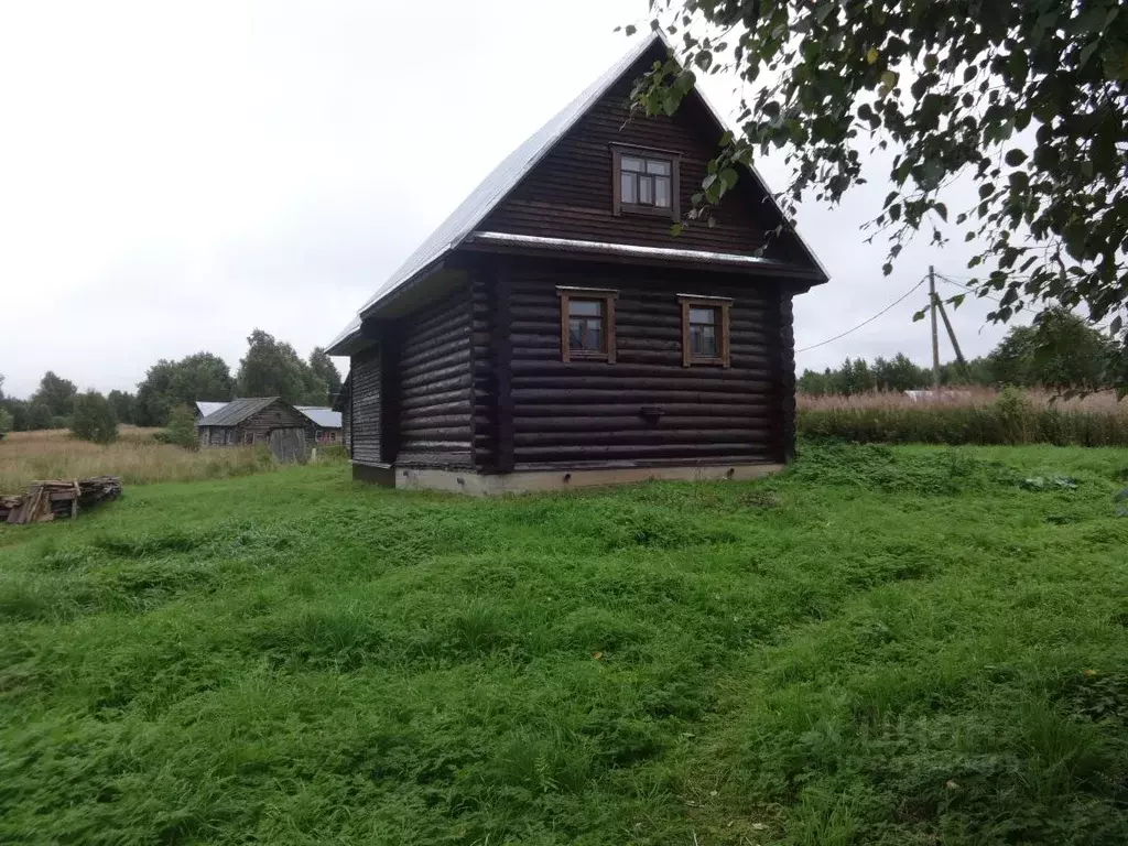 Дом в Вологодская область, Вытегорский район, Кемское с/пос, д. Ерчино ... - Фото 0