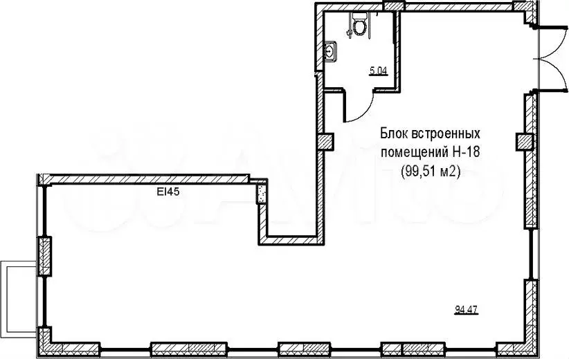 Коммерческая недвижимость 99.5 м - Фото 1