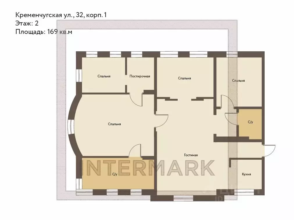 4-к кв. Москва Кременчугская ул., 32К1 (169.0 м) - Фото 1