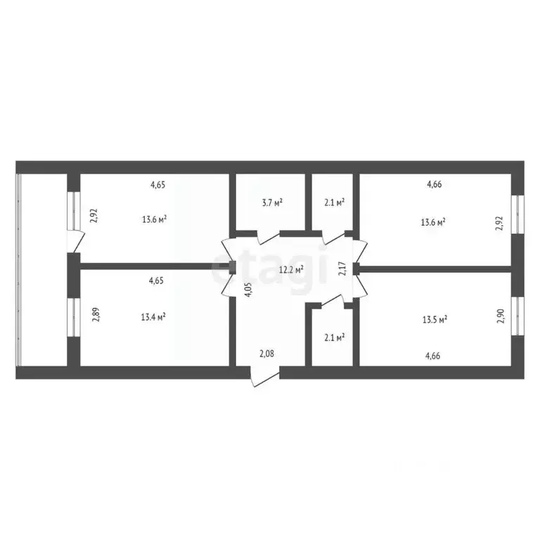 3-к кв. Амурская область, Благовещенск Игнатьевское ш., 25/5 (74.2 м) - Фото 1