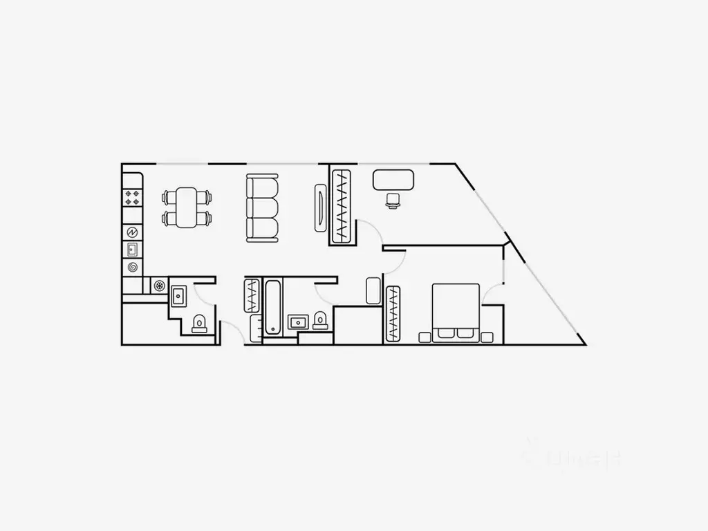 3-к кв. Москва ул. Берзарина, 30А (75.0 м) - Фото 1