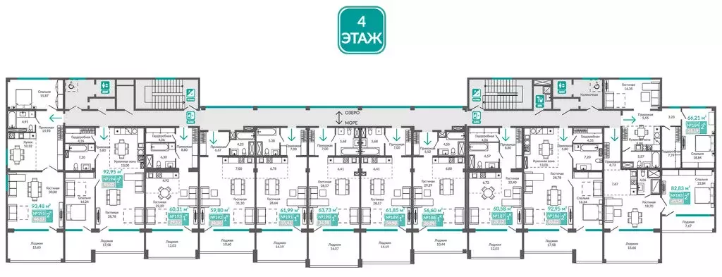 1-комнатная квартира: Евпатория, Симферопольская улица, 2Х (60.31 м) - Фото 2