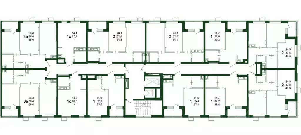 2-к кв. Воронежская область, Воронеж бул. Содружества, 6 (54.4 м) - Фото 2