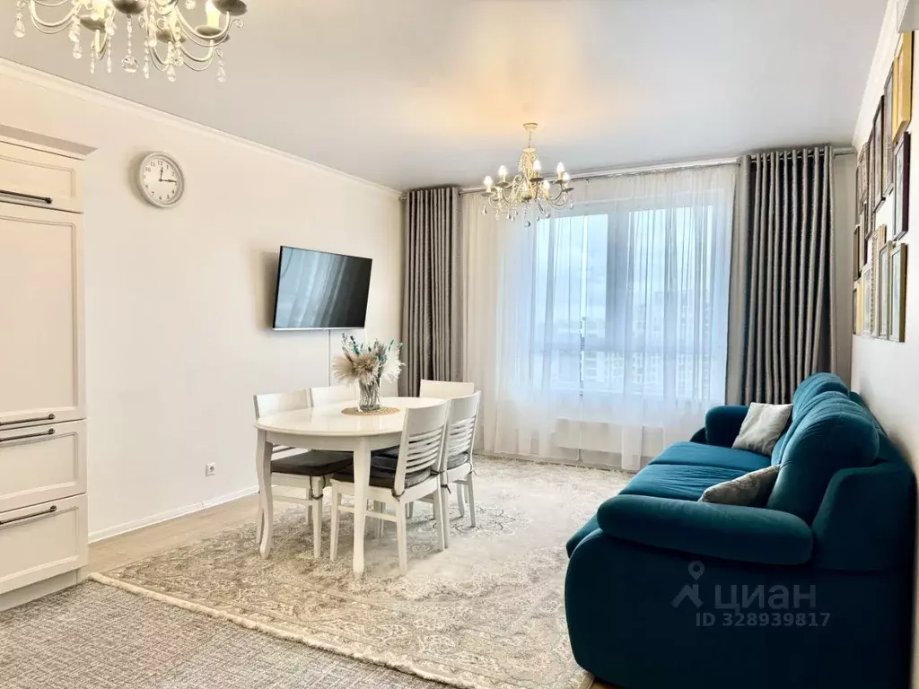 3-к кв. Московская область, Мытищи ул. Мира, 43 (91.8 м) - Фото 2