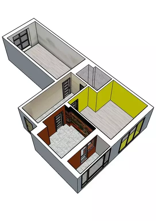 2-комнатная квартира: посёлок городского типа Нахабино, улица ... - Фото 1