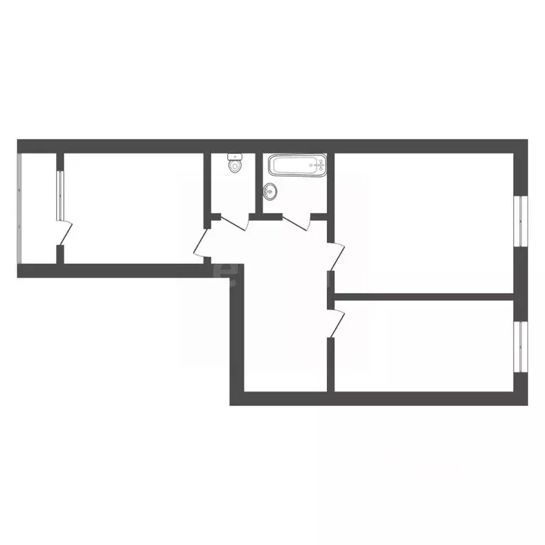 2-к кв. Амурская область, Благовещенск Заводская ул., 2/4 (73.0 м) - Фото 2