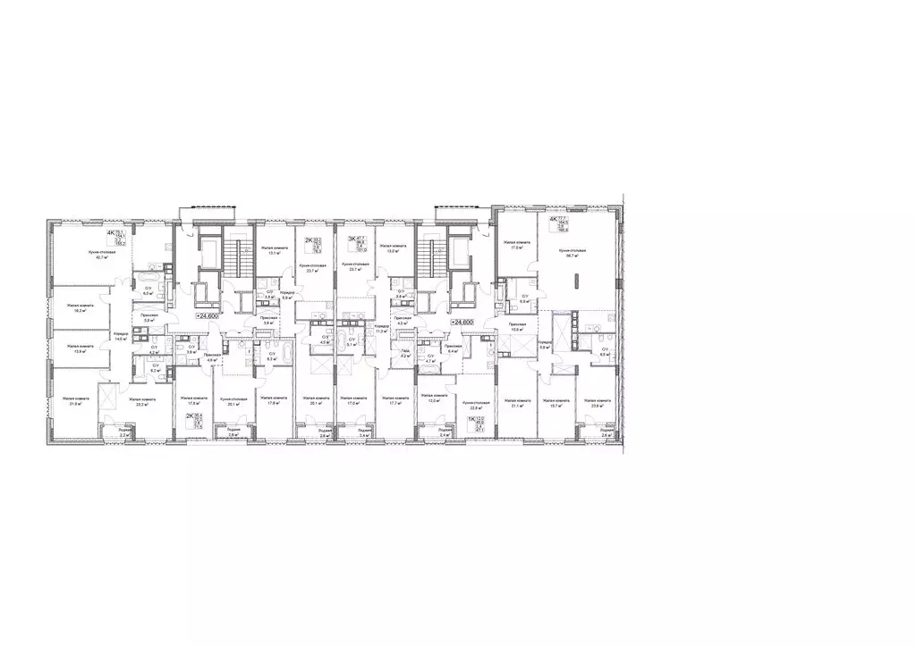 3-комнатная квартира: Нижний Новгород, Новая улица, 38 (99.8 м) - Фото 1