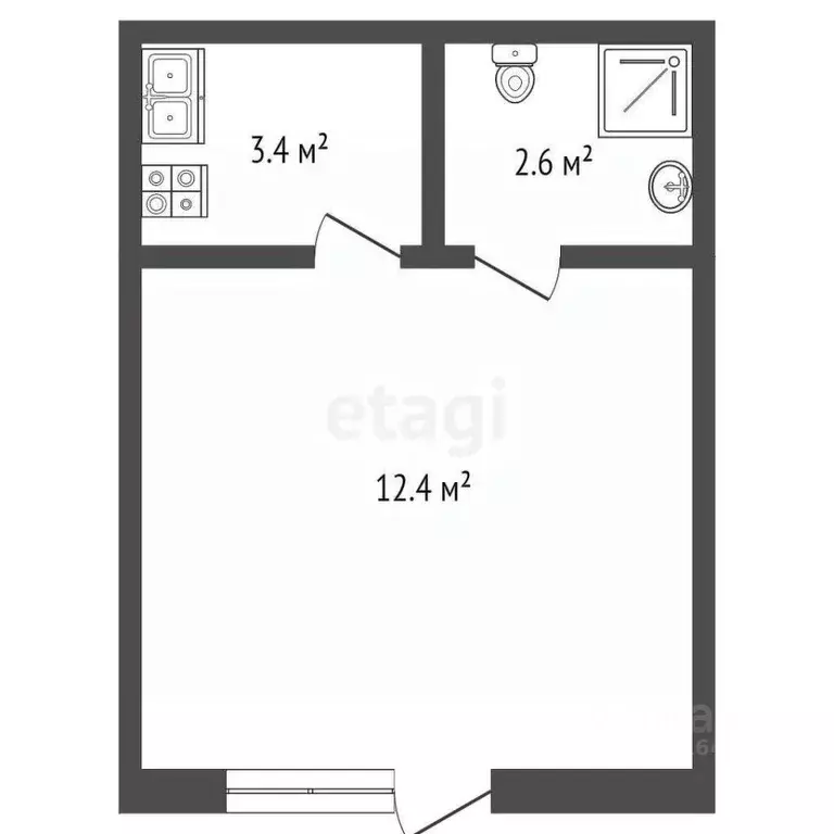 1-к кв. Крым, Феодосия муниципальный округ, Коктебель пгт ул. Ленина, ... - Фото 2