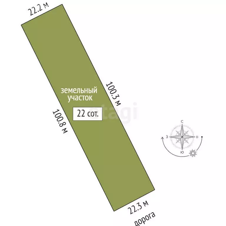Участок в Тюменская область, Заводоуковский муниципальный округ, ... - Фото 1