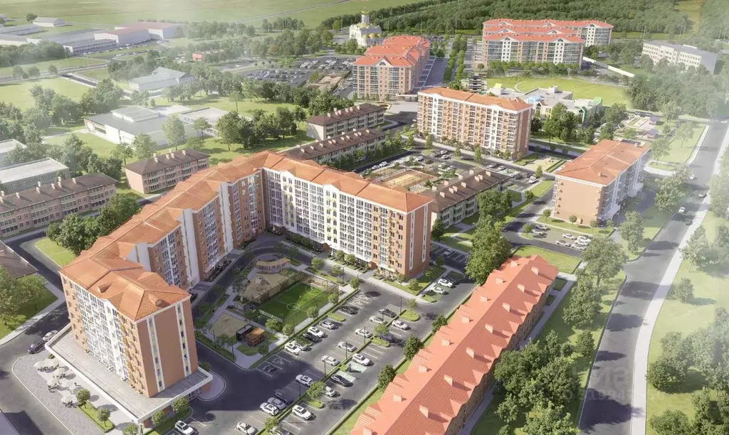 2-к кв. Краснодарский край, Динская ст-ца ул. Спортивная, 2А (64.0 м) - Фото 1