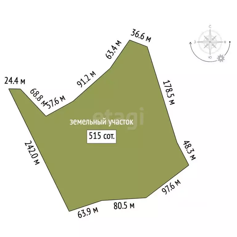 Участок в Московская область, Волоколамский муниципальный округ, д. ... - Фото 2