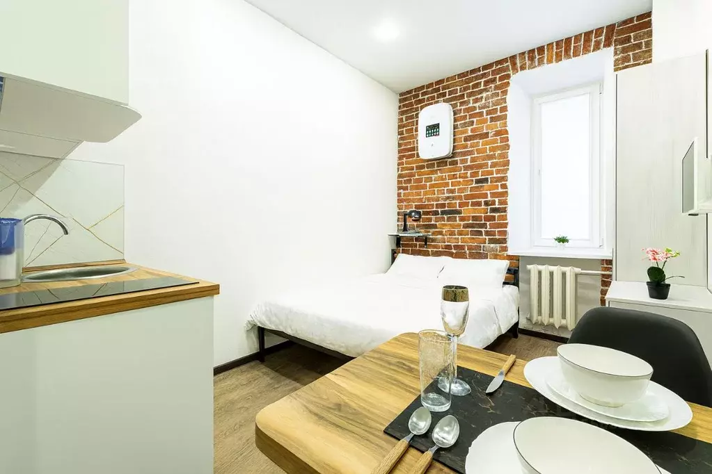 1-к кв. Москва 4-й Сыромятнический пер., 3/5С3 (20.0 м) - Фото 0