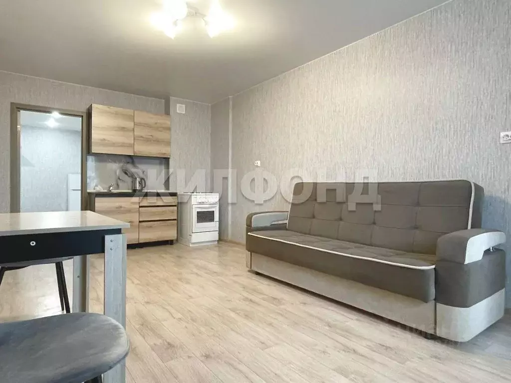 Студия Новосибирская область, Новосибирск Затулинский жилмассив, ул. ... - Фото 1