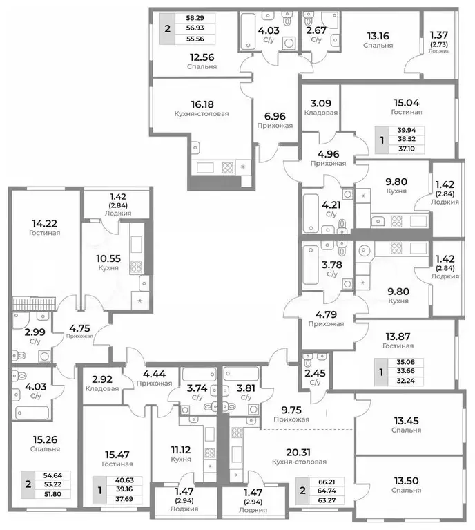 1-к кв. Калининградская область, Калининград Пригородная ул., 18 ... - Фото 2