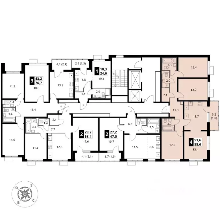 4-к кв. Московская область, Ленинский городской округ, пос. Битца ... - Фото 2