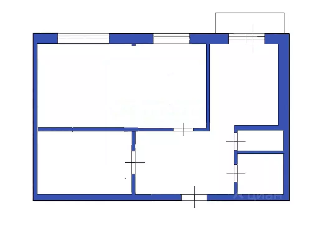 2-к кв. Кемеровская область, Юрга просп. Победы, 45 (40.6 м) - Фото 2