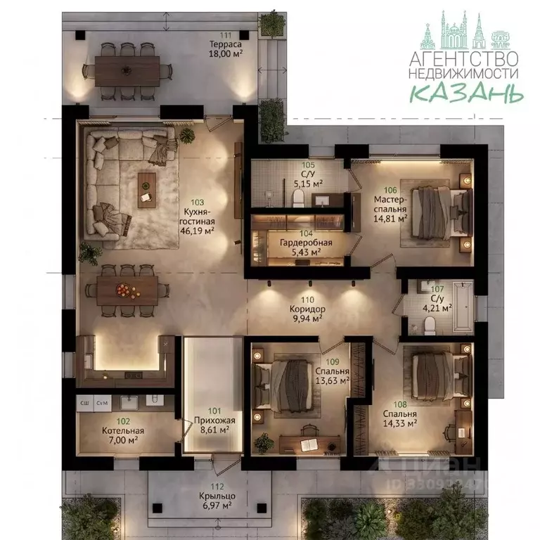 Дом в Ульяновская область, Ульяновск Красноармейская ул., 88 (95 м) - Фото 2