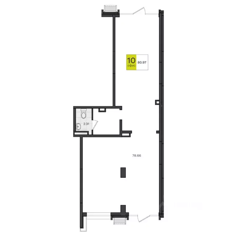 Офис в Краснодарский край, Краснодар пос. Березовый, ул. Имени ... - Фото 1