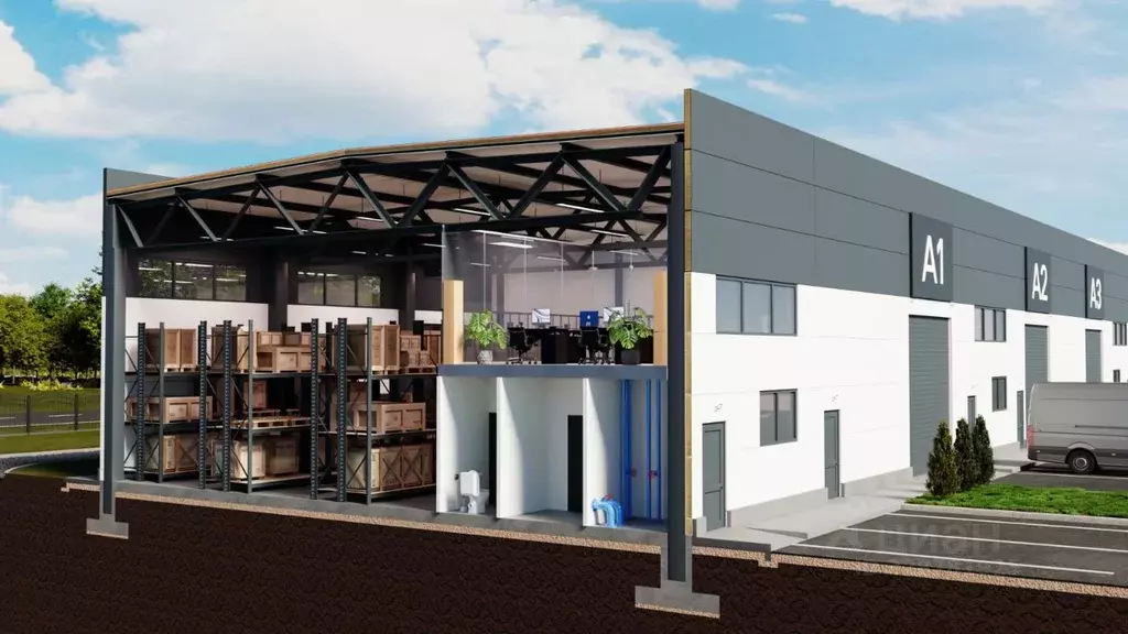 Склад в Новосибирская область, Новосибирск ул. Петухова, 44/1 (298 м) - Фото 2