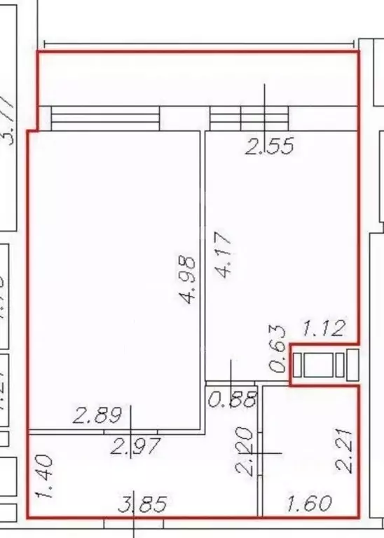 1-к кв. Санкт-Петербург ул. Маршала Казакова, 70к1с2 (33.9 м) - Фото 2