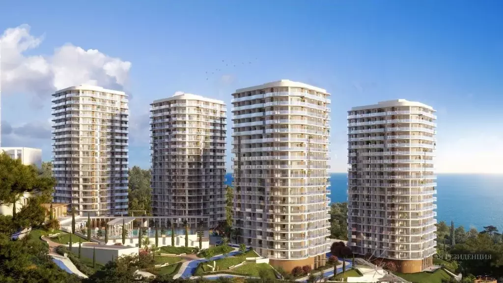 1-к кв. Крым, Алушта Профессорский Уголок мкр, Крымская Резиденция ... - Фото 2