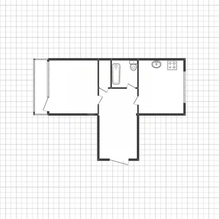 1-к кв. Смоленская область, Сафоново 1-й мкр, 30 (31.4 м) - Фото 1