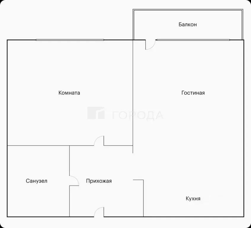 2-к кв. Алтайский край, Барнаул ул. Гущина, 75 (42.6 м) - Фото 2