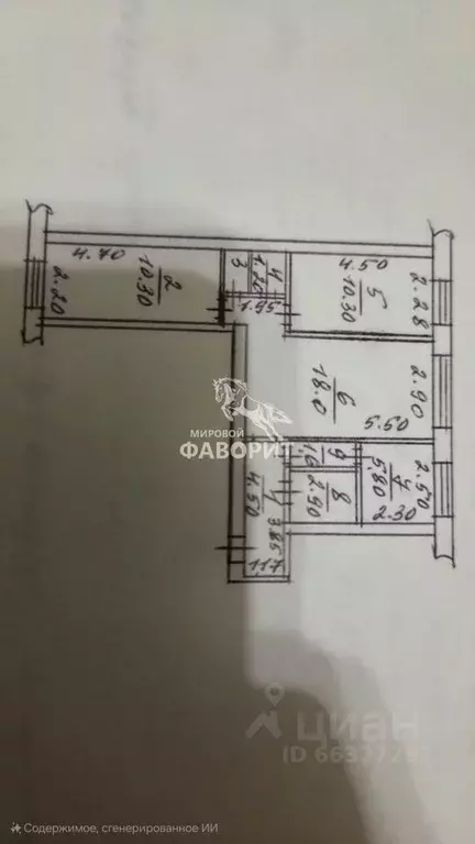 3-к кв. Оренбургская область, Орск Новый город мкр, просп. Ленина, 1А ... - Фото 2