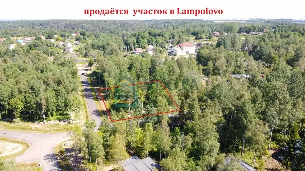 Участок в Сосновское сельское поселение, коттеджный посёлок Ламполово, ... - Фото 0