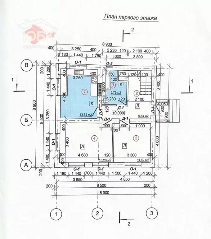Коттедж в Крым, Сакский район, с. Молочное ул. Конрадская, 30 (126 м) - Фото 1