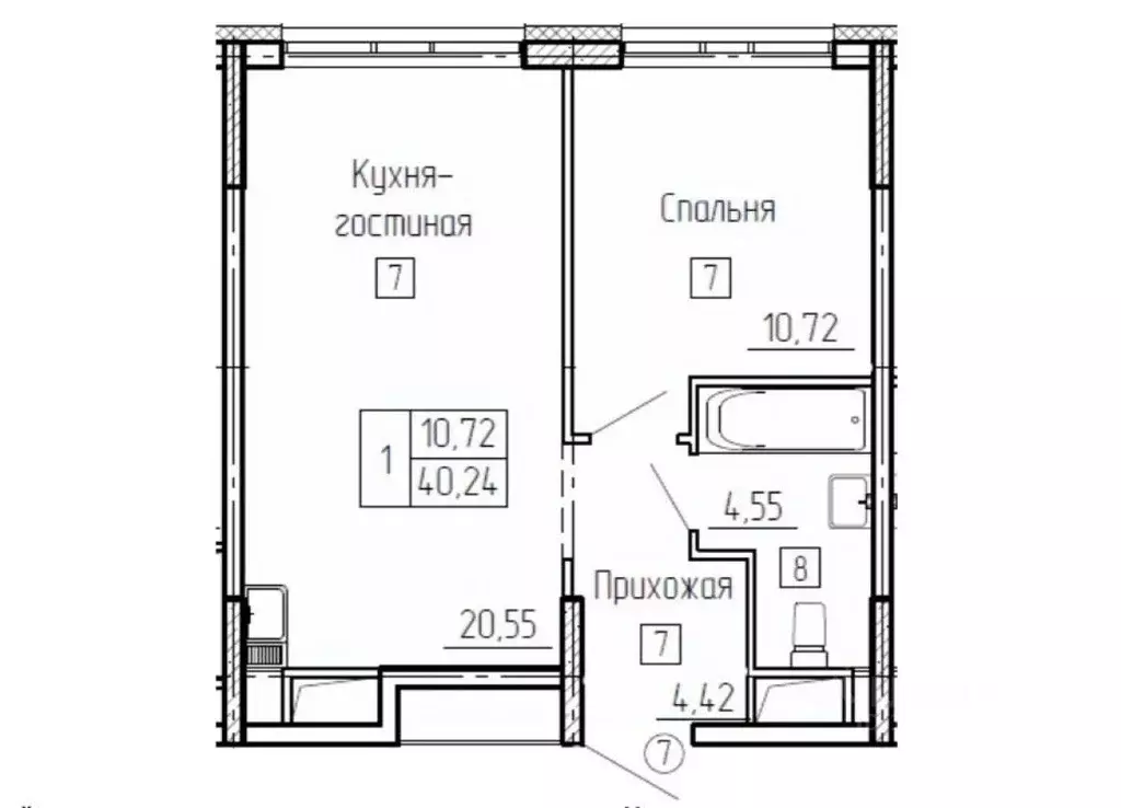 1-к кв. Тюменская область, Тюмень Дивный Квартал у Озера жилой ... - Фото 1