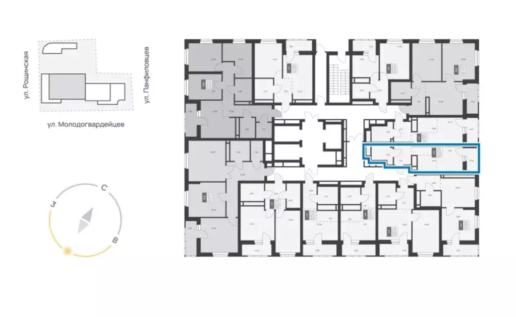 Квартира, студия, 27.06 м - Фото 1