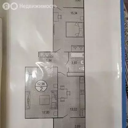 2-комнатная квартира: Ставрополь, улица Чапаева, 4/1А (62 м) - Фото 1