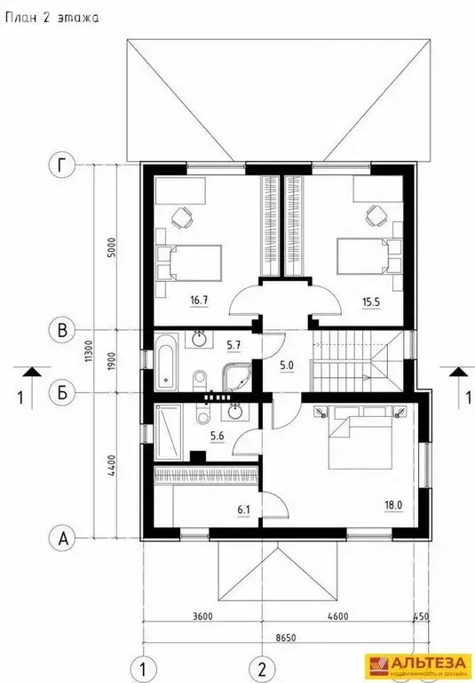Дом в посёлок Большое Исаково, Красноборская улица, 23 (182 м) - Фото 1