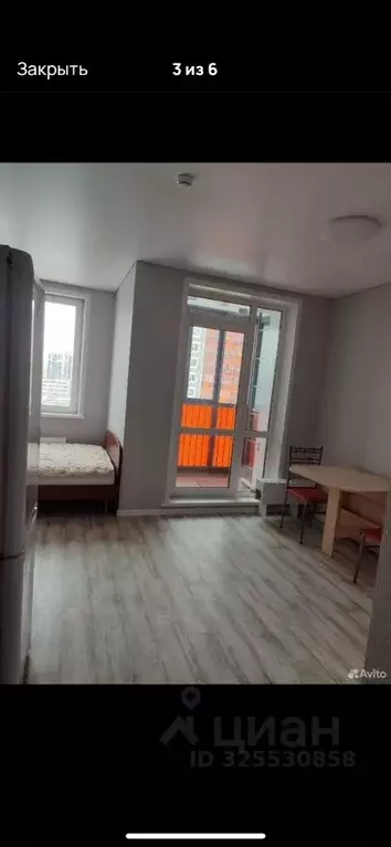 Студия Красноярский край, Красноярск Аральская ул., 53А (28.0 м) - Фото 2