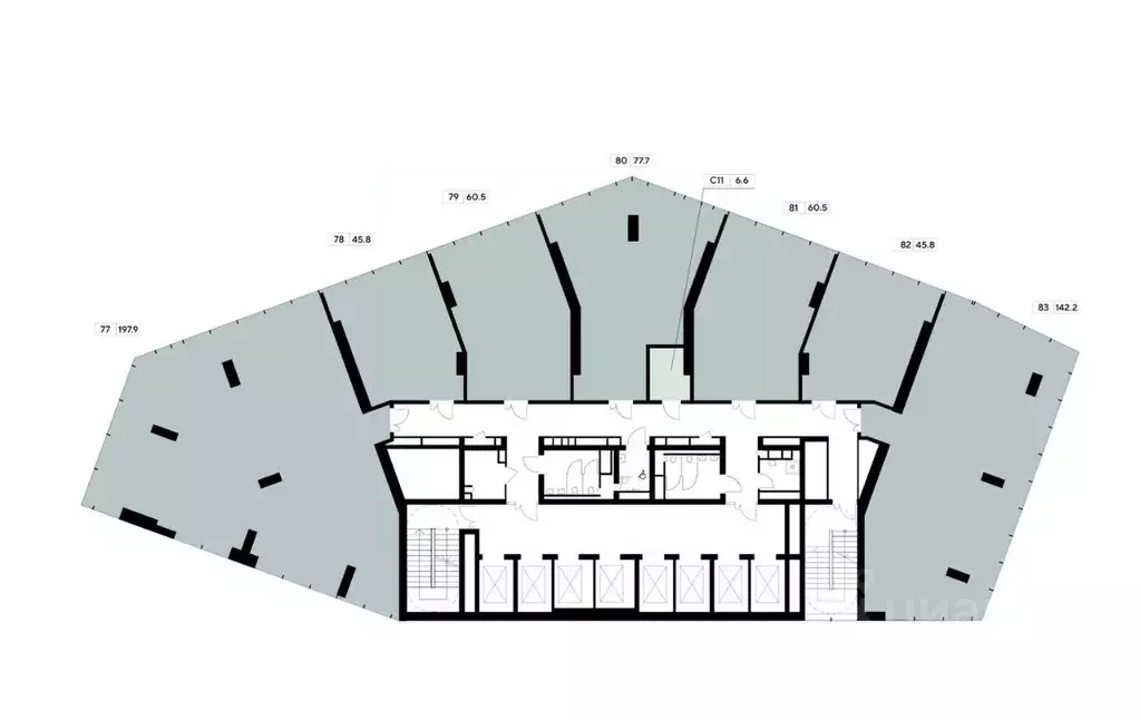 Офис в Москва Ярцевская ул., 21с2 (46 м) - Фото 1