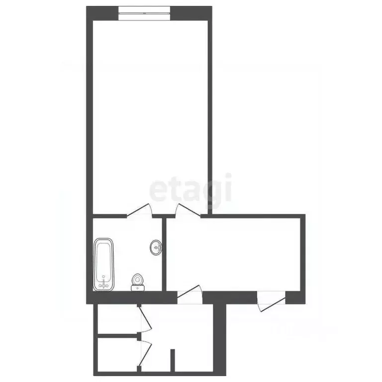 1-к кв. Самарская область, Самара пер. Репина, 4 (23.3 м) - Фото 1