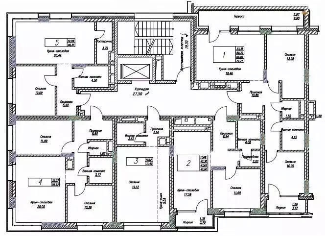 2-к кв. Ханты-Мансийский АО, Сургут ул. Крылова (72.67 м) - Фото 2