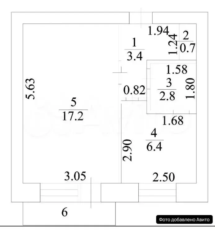 1-комнатная квартира: Кумертау, Окружная улица, 9 (30.5 м) - Фото 1