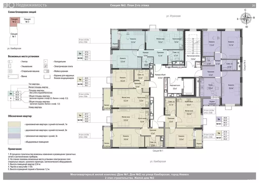Квартира-студия: Ижевск, Игринская улица (42.8 м) - Фото 2