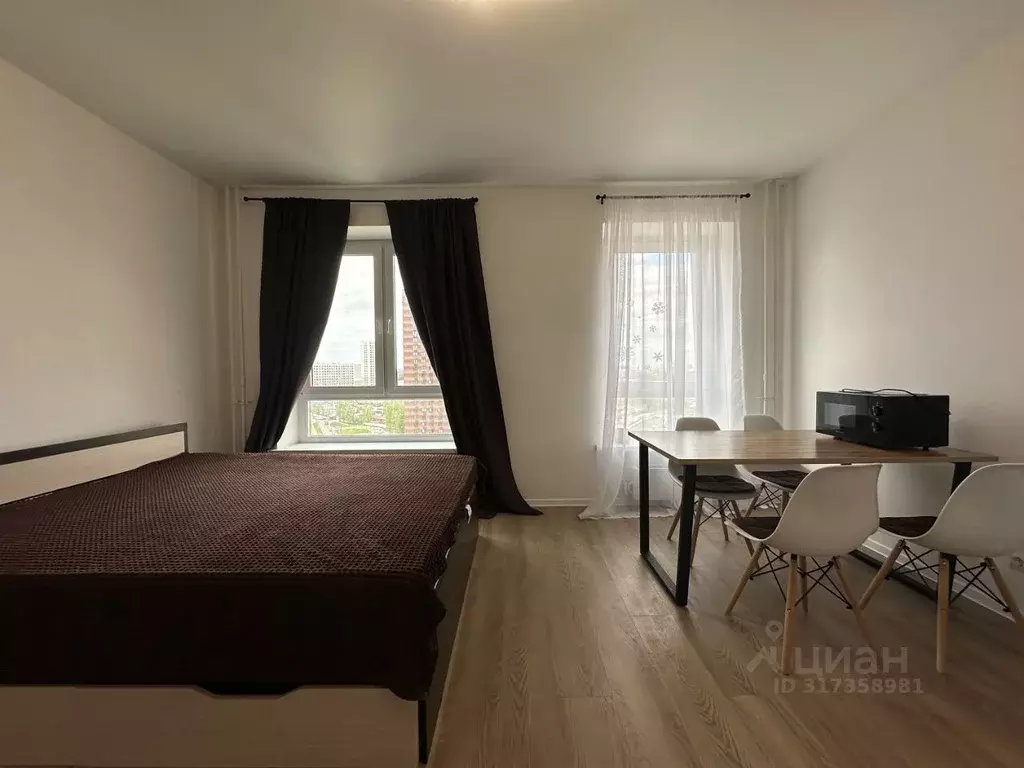 Студия Московская область, Одинцово ул. Каштановая, 16 (27.0 м) - Фото 1