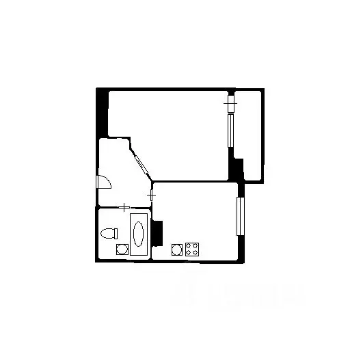 1-к кв. Ленинградская область, Всеволожск Южный мкр, ул. Доктора ... - Фото 2