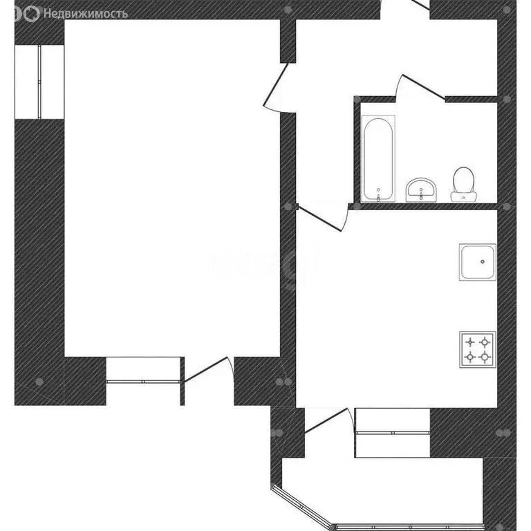 1-комнатная квартира: Вологда, Ленинградская улица, 95А (41.9 м) - Фото 1