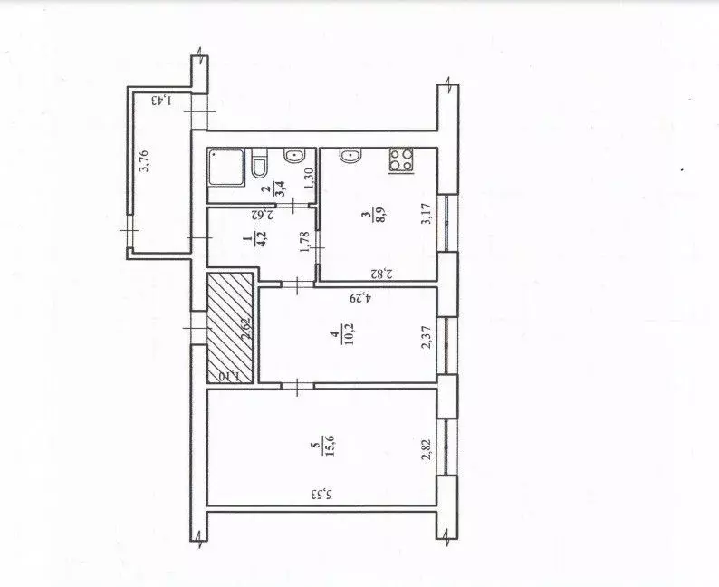 2-к кв. Волгоградская область, Волгоград ул. Клименко, 9 (42.3 м) - Фото 1