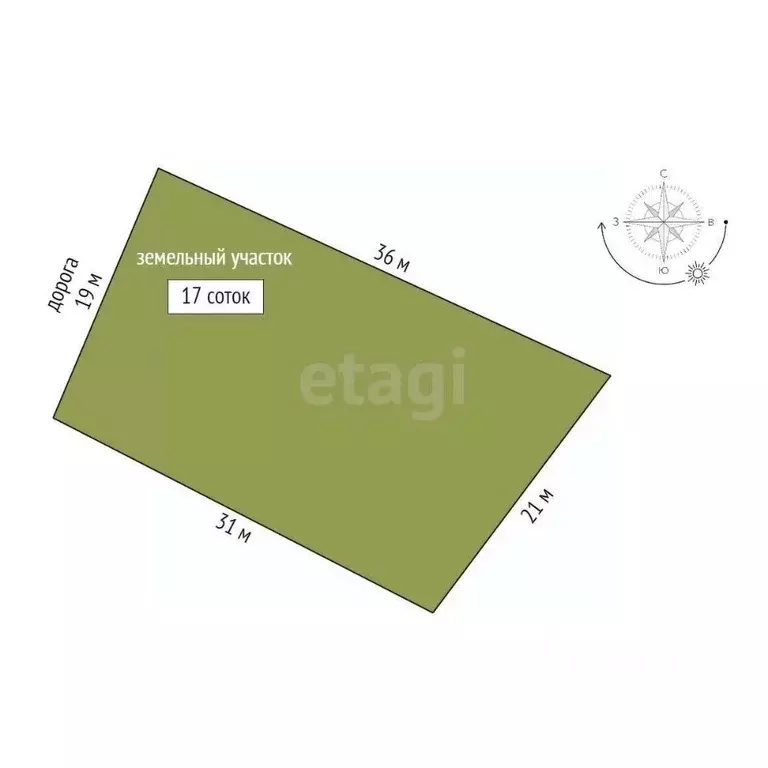 Участок в Мордовия, Лямбирский район, Берсеневское с/пос, пос. ... - Фото 2