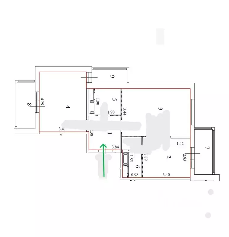 2-к кв. Москва Родниковая ул., 9Ак2 (53.6 м) - Фото 2