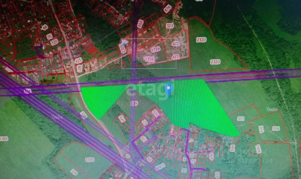 Участок в Псковская область, Псковский район, Писковичская волость, д. ... - Фото 2