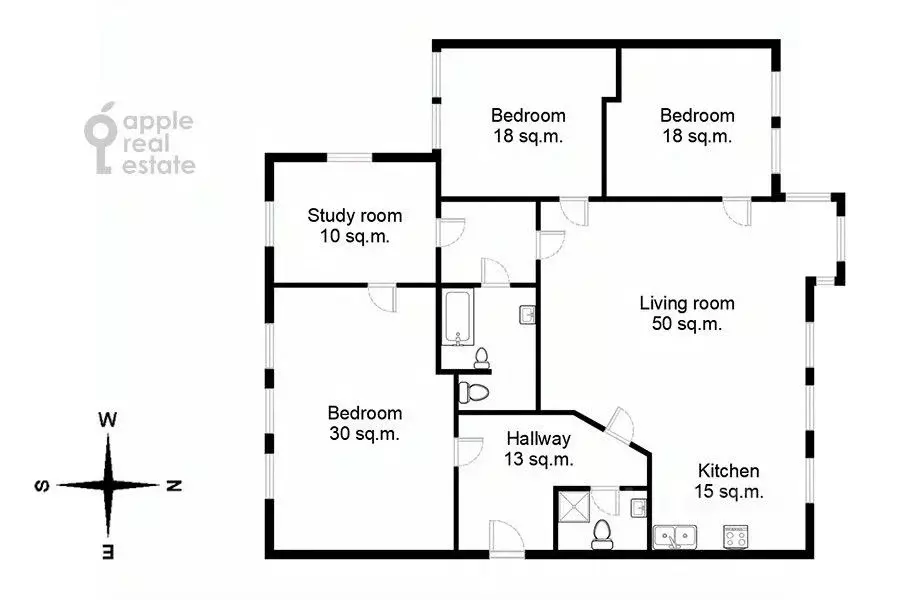 5-к кв. Москва ул. Сретенка, 9 (170.0 м) - Фото 2